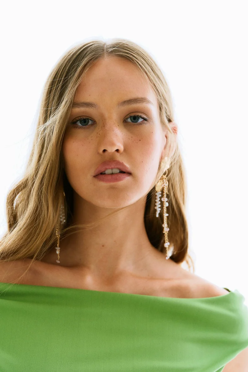 H&M Draped off-the-shoulder top